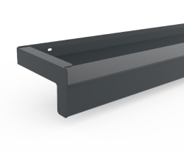 Tappi laterali per finitura intonaco Alluminio dimensioni: 18 mm